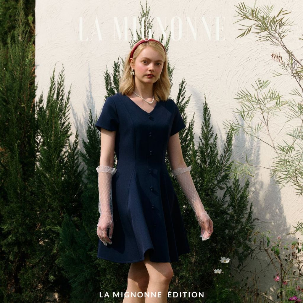 La Mignonne (XS-3XL) Sicolly Werine Dress  งานเดรสหางปลาสุดปังกลับมาแล้วค่า  รุ่นนี้จะรีสต็อคกี่รอบก็หมด  งานซิปหลังกระด