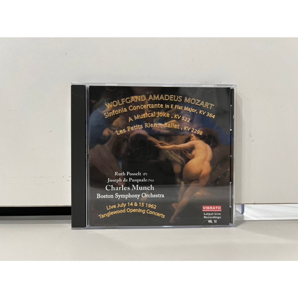 1 CD MUSIC ซีดีเพลงสากล Charles Munch Mozart Tanglewood Live 1962 (B4B19)