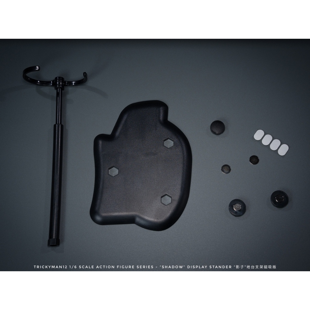 trickyMan12 1/6 SHADOW Display Stander Base - FB-10043-1 : Magnetic Version