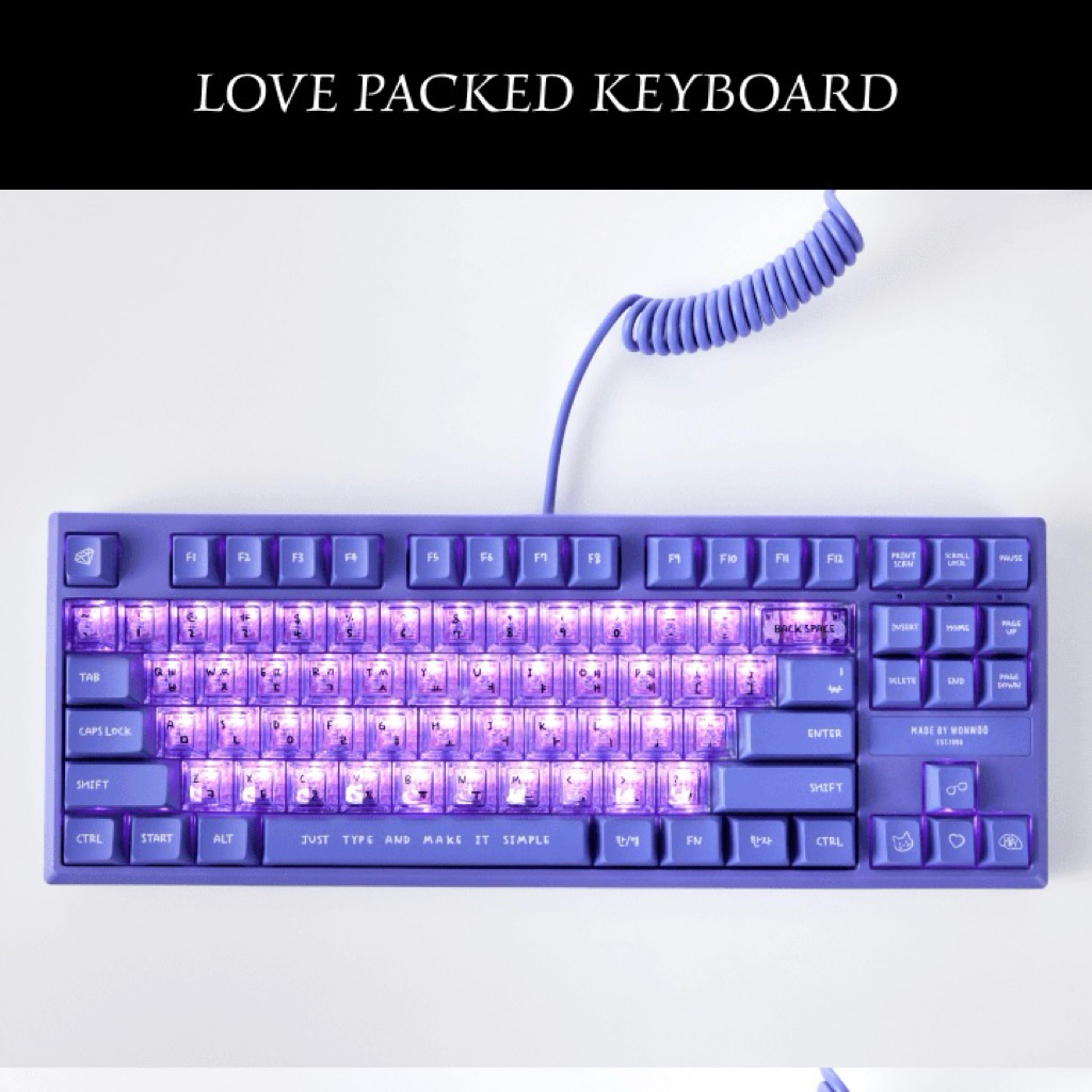 SEVENTEEN [Merch] WONWOO Love Packed Keyboard THE 8 Cozy Set