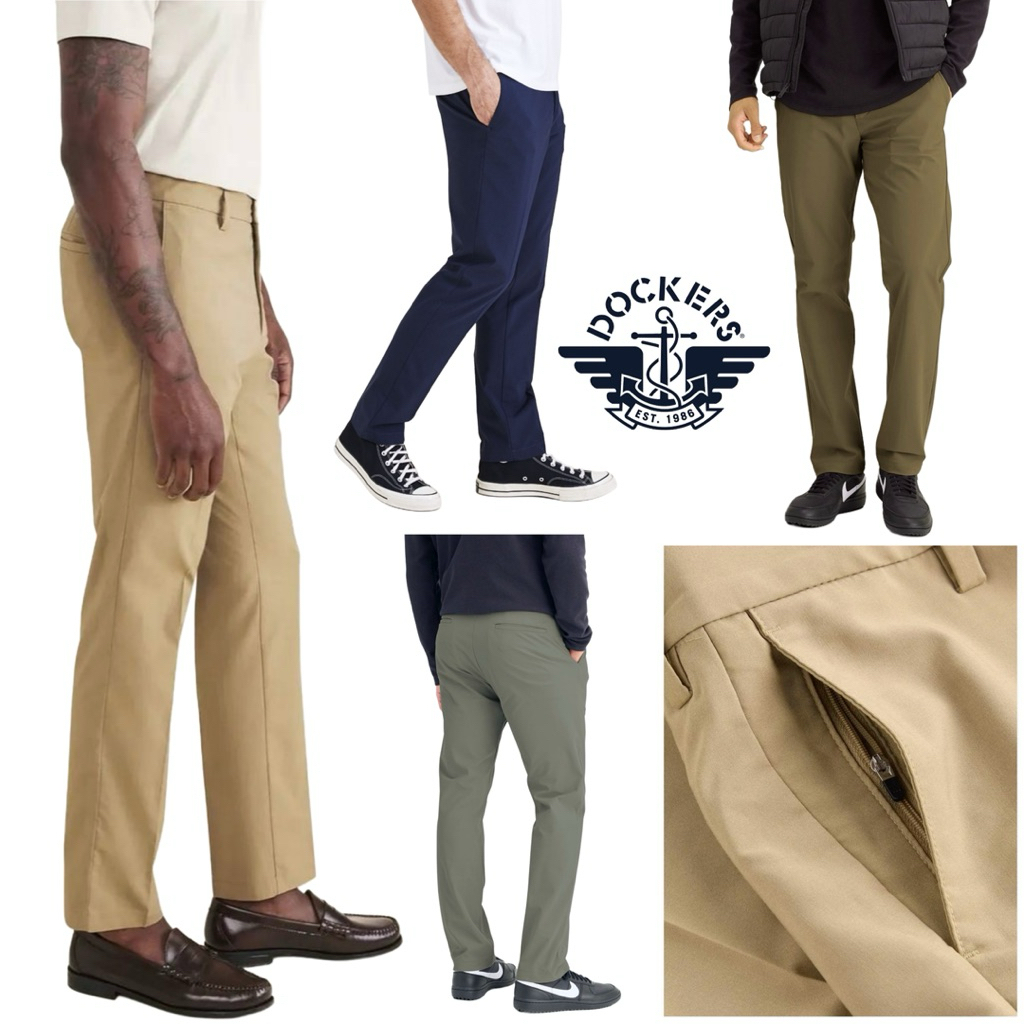 กางเกงขายาวDockers Signature Go Chino 6 Pockets Pant with Airweave