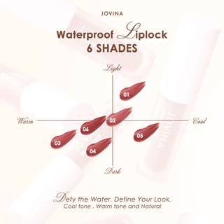 JOVINA Lip Lock ลิปแมตต์กันน้ำ ลิป ลิปสงกรานต์ ลิปล็อค ลิปกันน้ำ ลิปติดทน ไม่หลุด ไม่เลอะ กิน-ดื่ม-สาดก็ยังรอด
