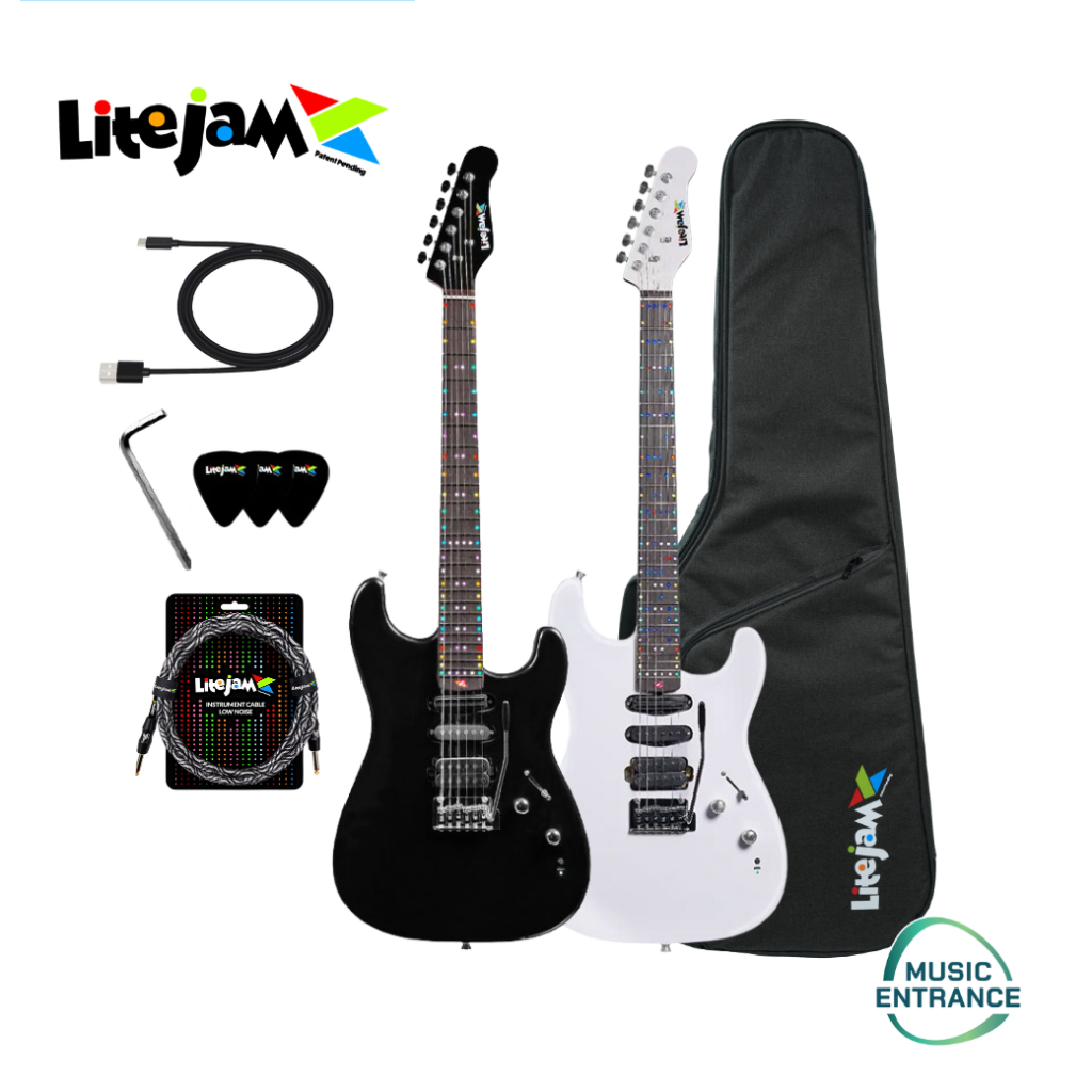 Litejam Guitar สมาร์ทกีตาร์ กีตาร์ไฟฟ้า กีตาร์ไฟฟ้าอัจฉริยะ Smart Guitar
