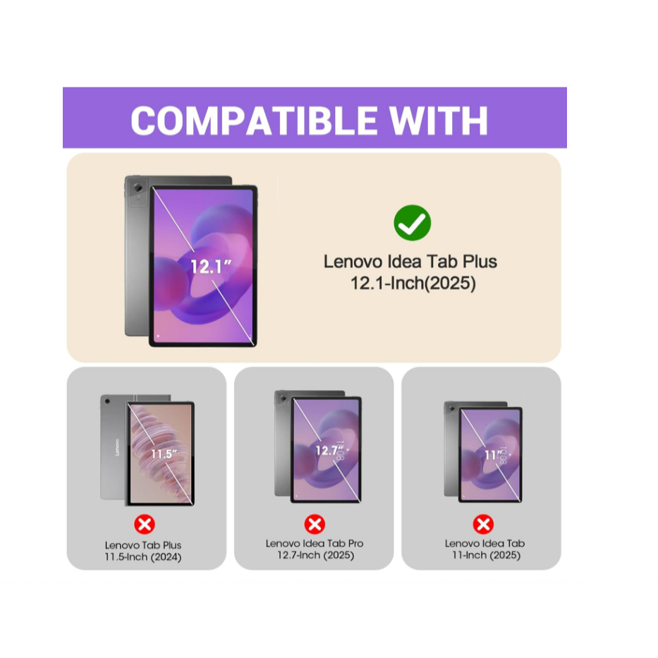 {ส่งเร็วจากไทย} ฟิล์มกระจกนิรภัย เต็มจอTempered Glass Screen for Lenovo idea tab plus 12.1 2025/Leno