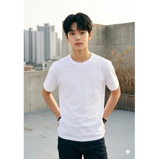 เสื้อตราห่านคู่ เสื้อคอกลม รุ่นคลาสสิก สีขาว 1 กล่อง (3 ตัว)