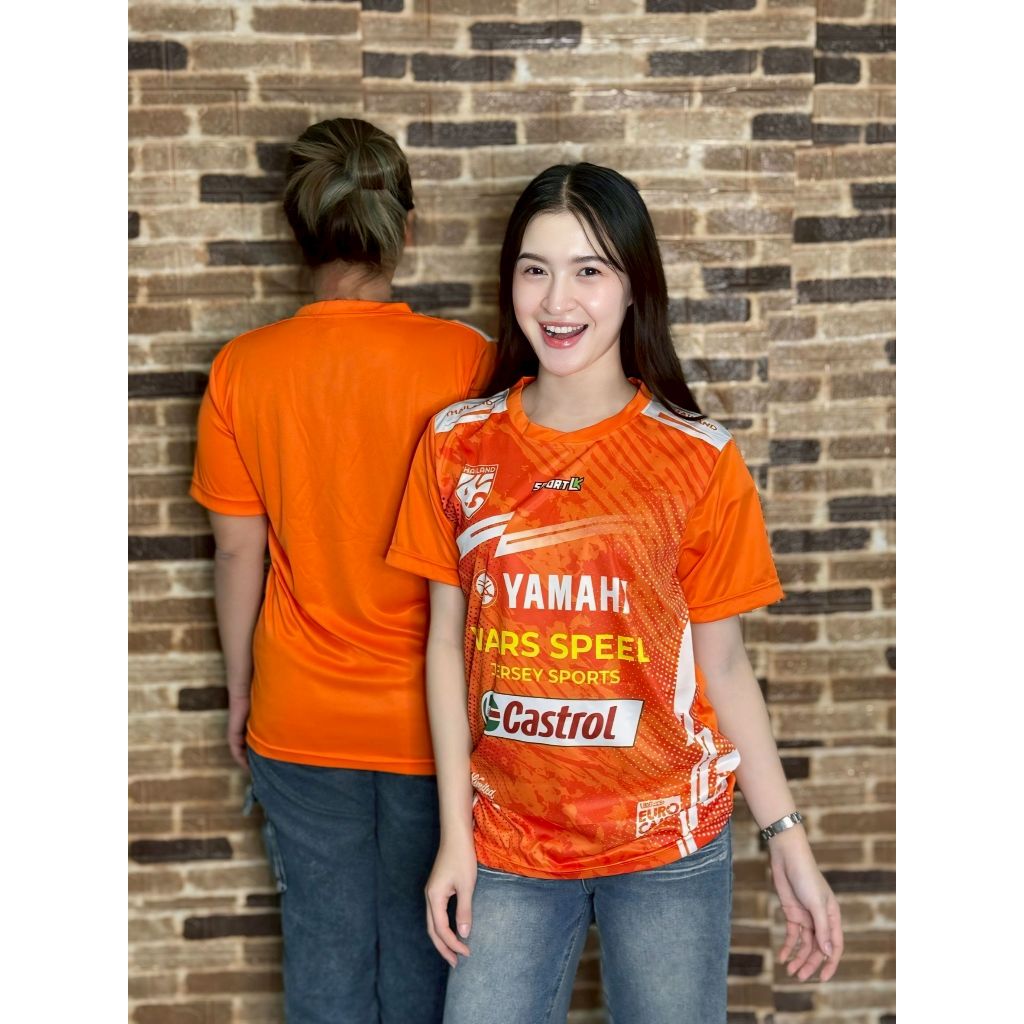 เสื้อกีฬาลาย YAMAHA เสื้อกีฬาผ้าไมโคร ใส่สวย ใส่สวย ใส่ได้ทั้งหญิง-ชาย