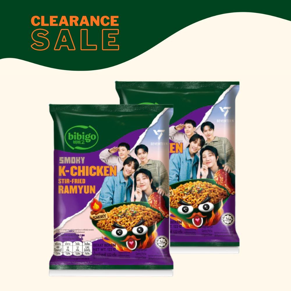 [โปรโมชั่น 1แถม1] bibigo มาม่าเกาหลี  รสไก่รมควัน บิบิโก รามยอน CJ bibigo