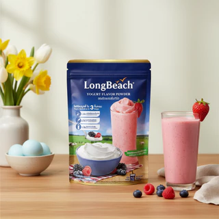 ลองบีช ผงโยเกิร์ต ขนาด 400 กรัม LongBeach Yogurt Powder size 400g.