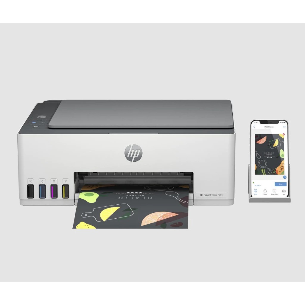 เครื่องพิมพ์ HP Smart Tank 580 All-in-One HP Smart Tank 580