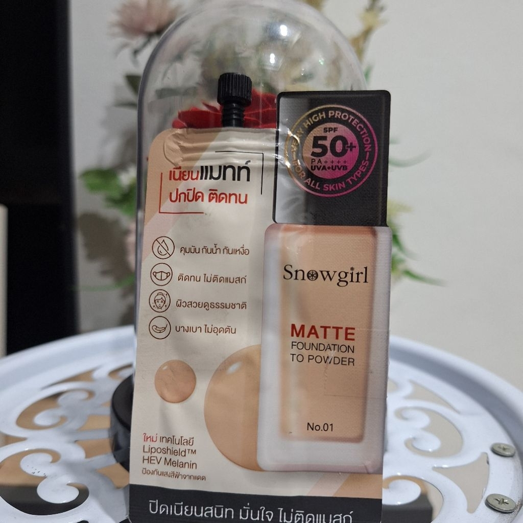 Snowgirl MATTE FOUNDATION TO POWDER 5กรัม