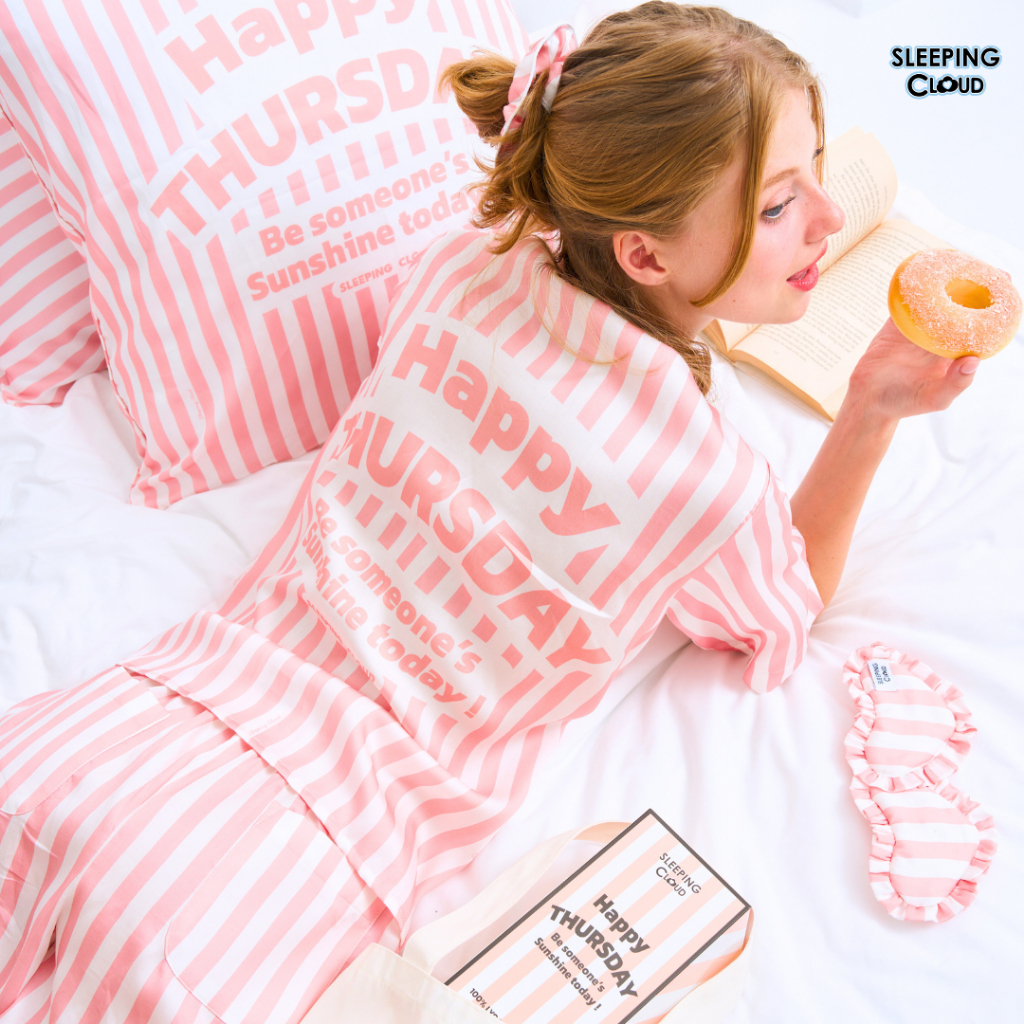 ชุดนอน SLEEPING CLOUD | ชุดนอน 100% LYOCELL ผ้านุ่ม เย็น ใส่สบาย :7Days THURSDAY