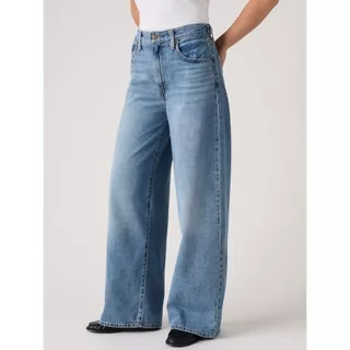 กางเกงยีนส์ผู้หญิง Levi's® Women's Cinch Wide-Leg Jeans