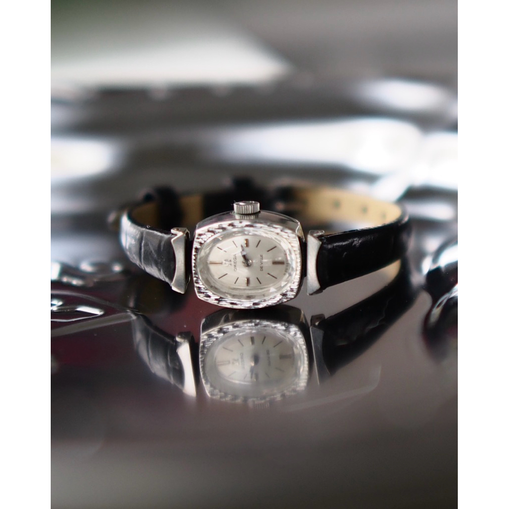 นาฬิกาข้อมือผู้หญิงวินเทจ omega de ville vintage watch 511.281 ปี1960-1971 มือสอง สภาพดีมาก