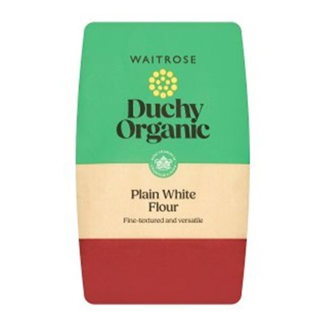Waitrose Duchy Organic Plain White Flour เวทโทรส ดัชชี่ ออร์แกนิค เพลน แป้งอเนกประสงค์ 1.5kg.