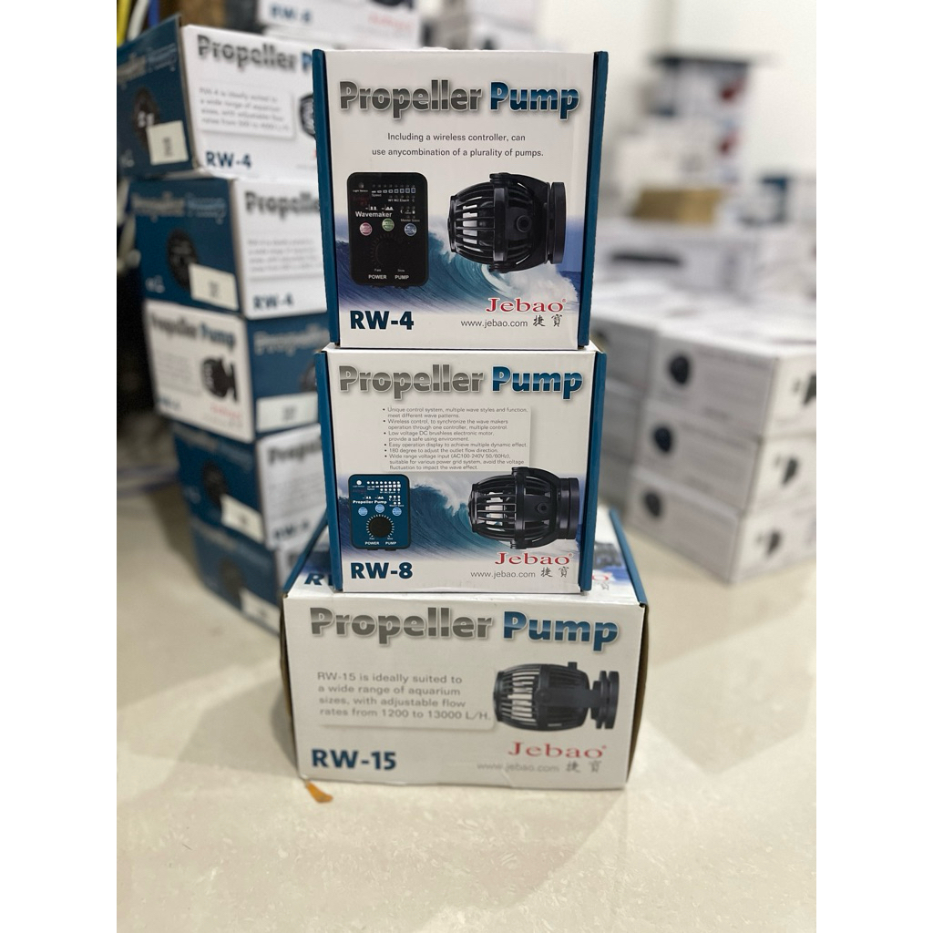 Jebao รุ่น RW ปั๊มทำคลื่นตู้ปลา WAVE MAKER พร้อมคอนโทรลเลอร์
