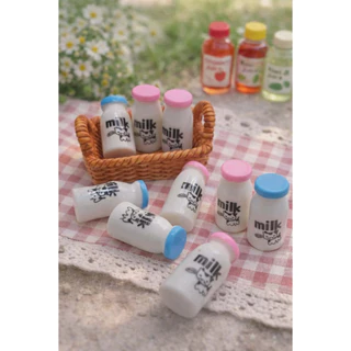 j796ขวดนมmilk ของเล่นของจิ๋วdiy แพ็คละ 10 ชิ้น
