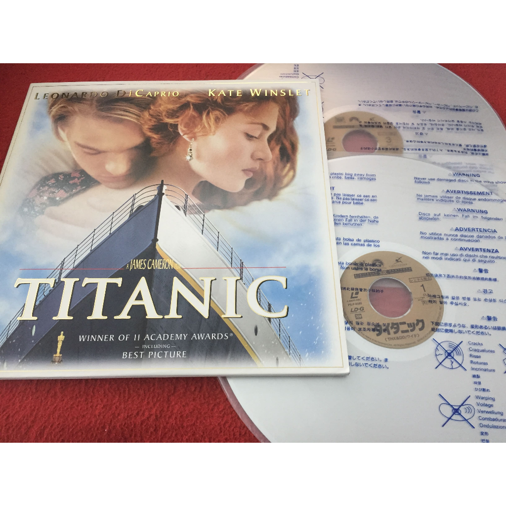 Titanic - Titanic ขนาด 12 นิ้ว 2LaserDisc B124