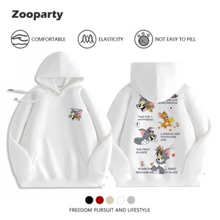 เสื้อฮู้ด ใหม่ Tom and Jerry แฟชั่นสไตล์สตรีท คู่รัก แขนยาว …