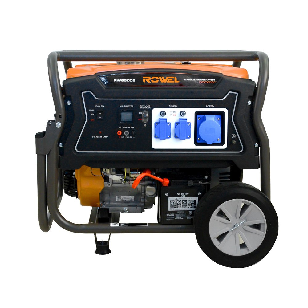 ROWEL เครื่องกำเนิดไฟฟ้าเบนซิน รุ่น RW6500E 5.5KW