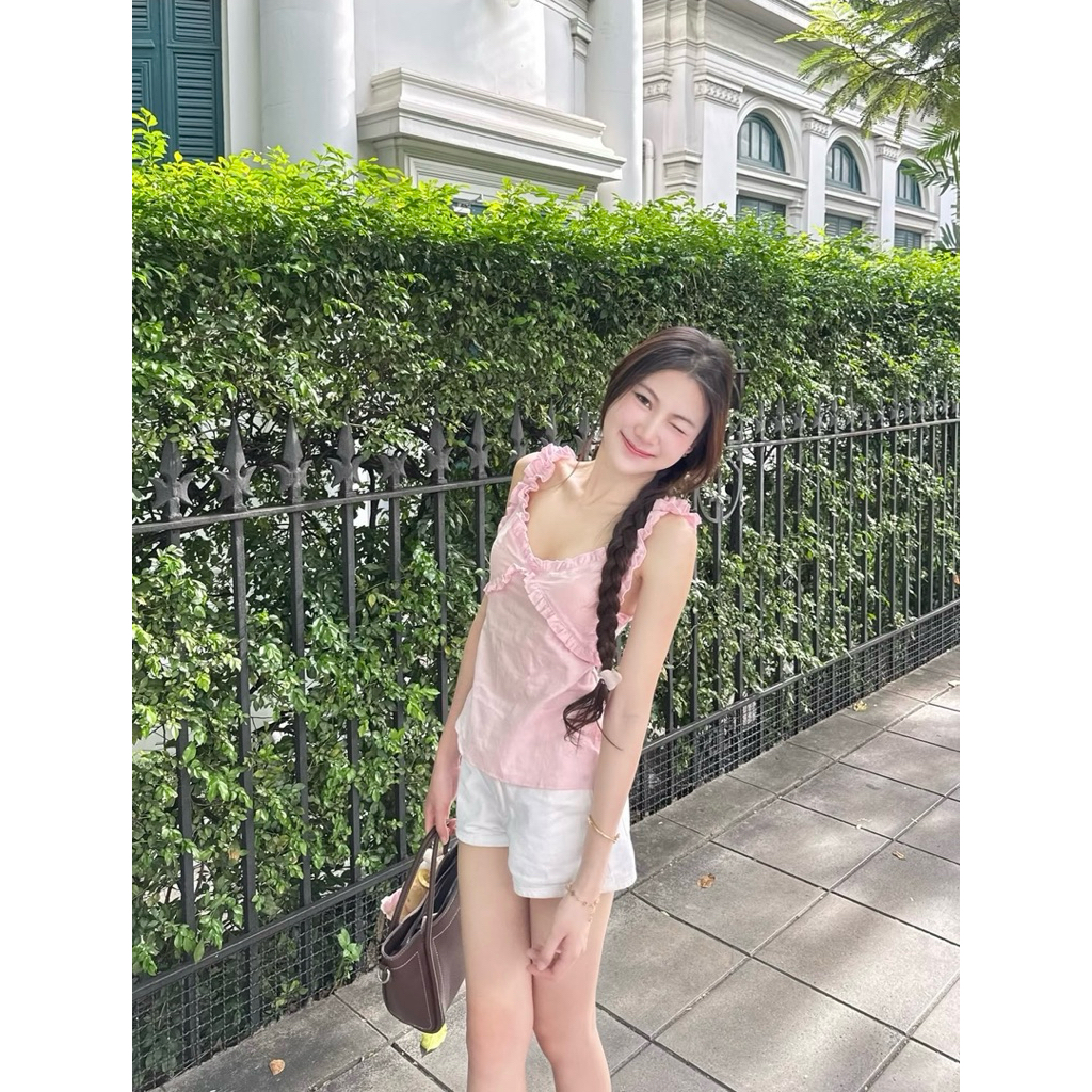 Used S📍sunfap Mila Dream สายเดี่ยวระบาย
