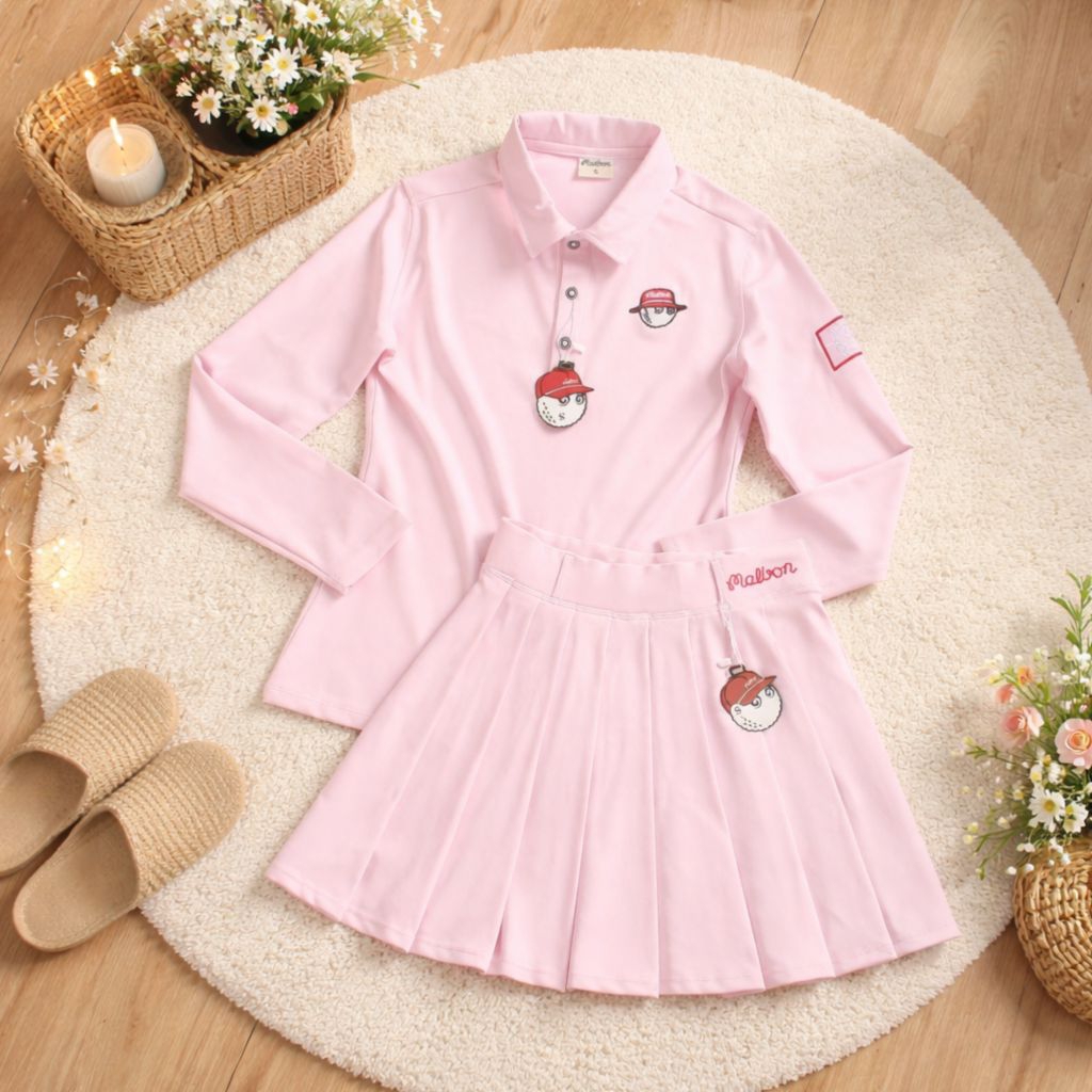 ‼️SALE‼️⛳Women's Golf Set เสื้อแขนยาว+กระโปรง ชุดกอล์ฟผู้หญิง