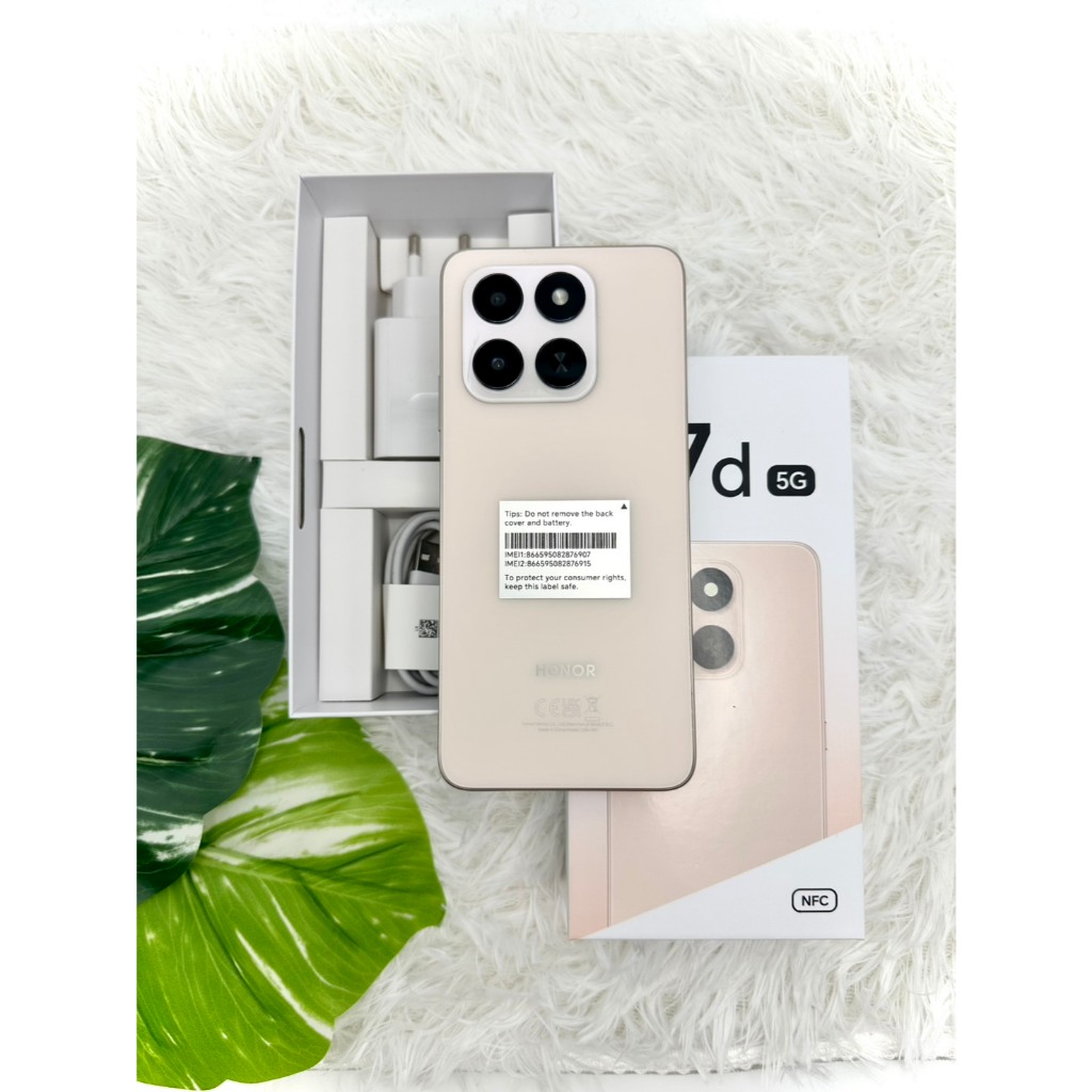 HONOR X7d 5G 8/256GB ประกันศูนย์ถึง  08/03/2027 **แค่แกะเช็คเครื่อง