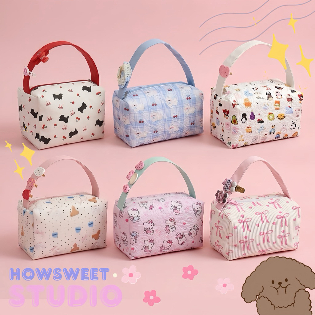 พร้อมส่งจากไทยทุกวัน🐝 หระเป๋าเครื่องสำอางลายน่ารักลูกคุณ🎀 พกพาง่ายสะดวก💝