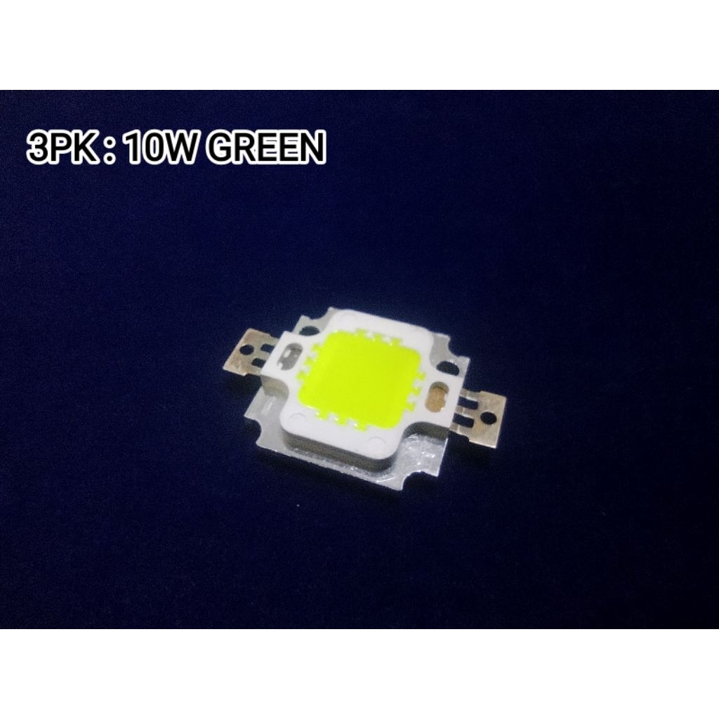 หลอด LED 10W Hi-power Green แสงสีเขียว