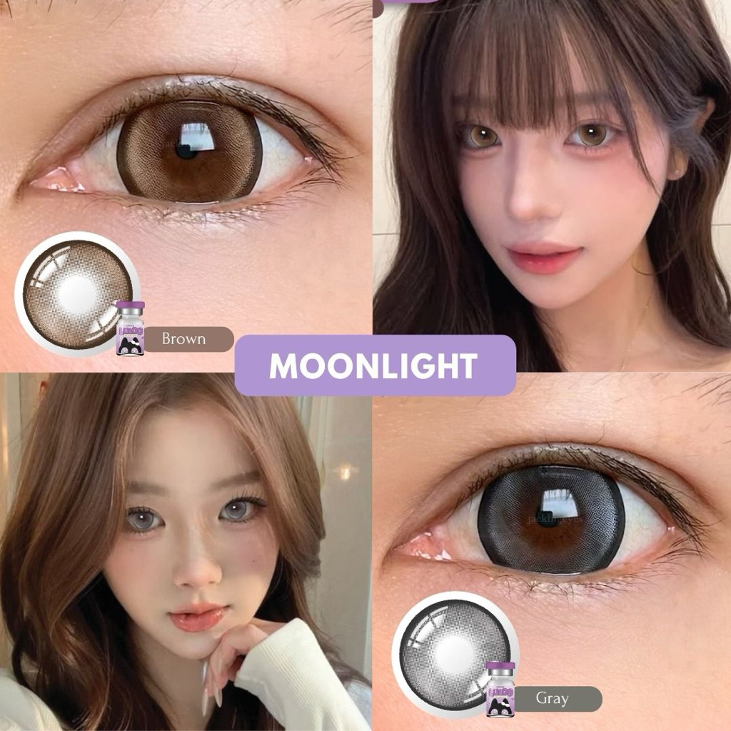 LuLoo soft 🇨🇳อย.ไทย moonlight เลนส์ฟิวเตอร์ ตาหวาน ค่าสายตา 00-1000
