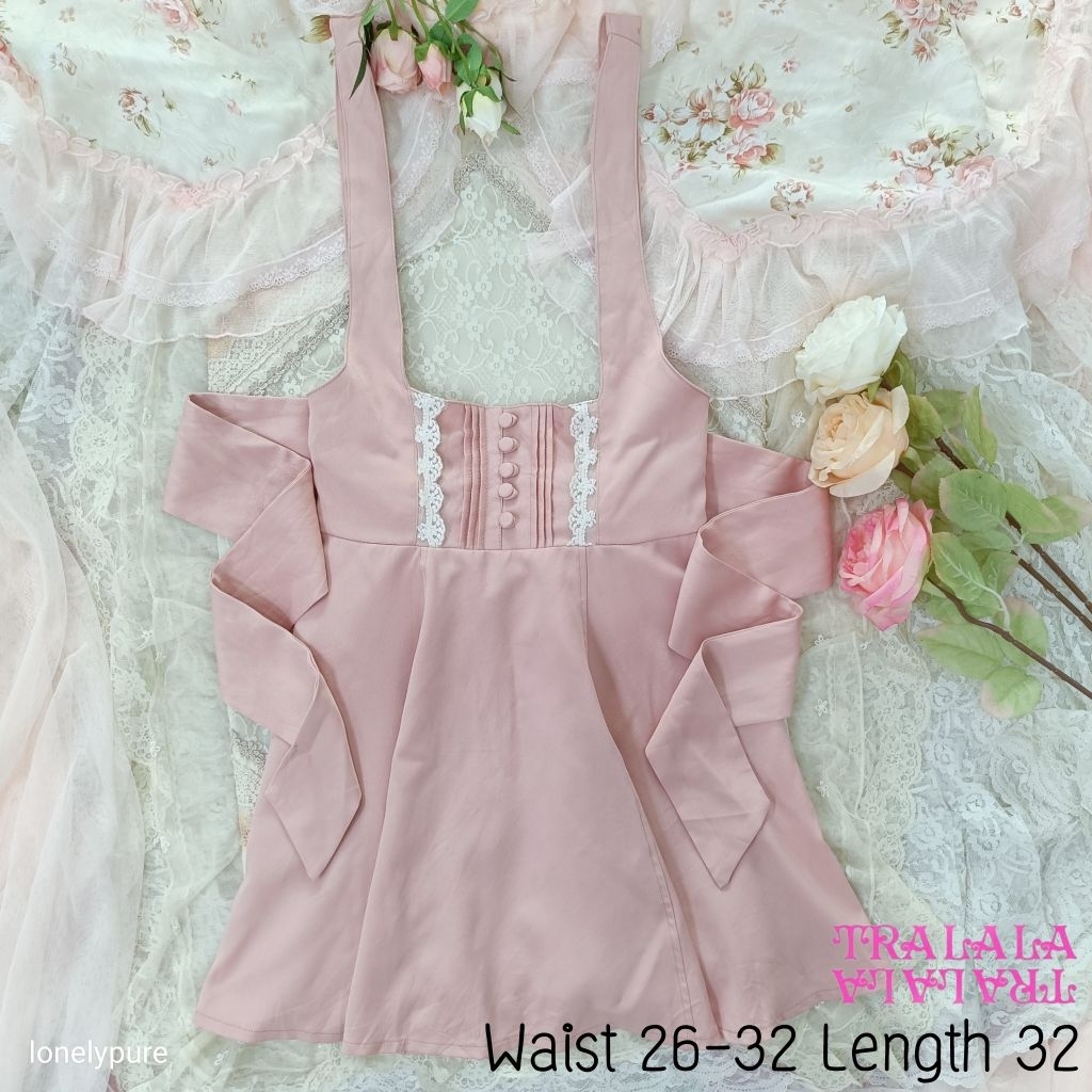 Tralala by liz lisa เอี๊ยมกระโปรง มือสอง (ตำหนิ)