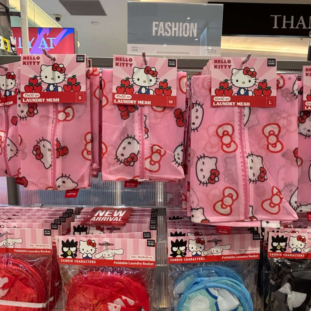 (พร้อมส่ง) - ถุงซักผ้า  Mini Mono x Sanrio ถุงซักถนอมผ้า ตาข่ายซักผ้า  Minimono // สินค้าลิขสิทธิ์แบรนด์แท้ 100%