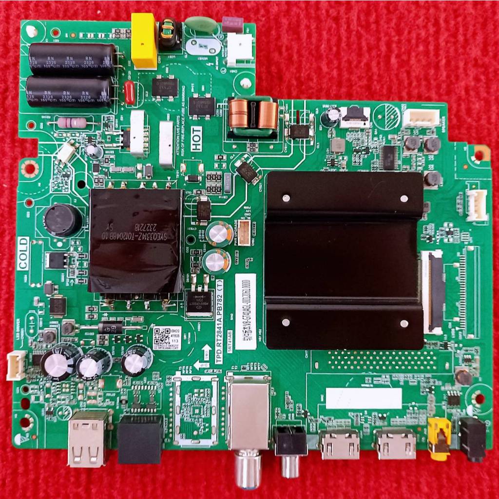 เมนบอร์ดทีวี Aconatic รุ่น 43HS700AN พาสบอร์ด TRD.RT2841A.PB782 อะไหล่แท้ของถอดจากเครื่องใหม่ พร้อมต