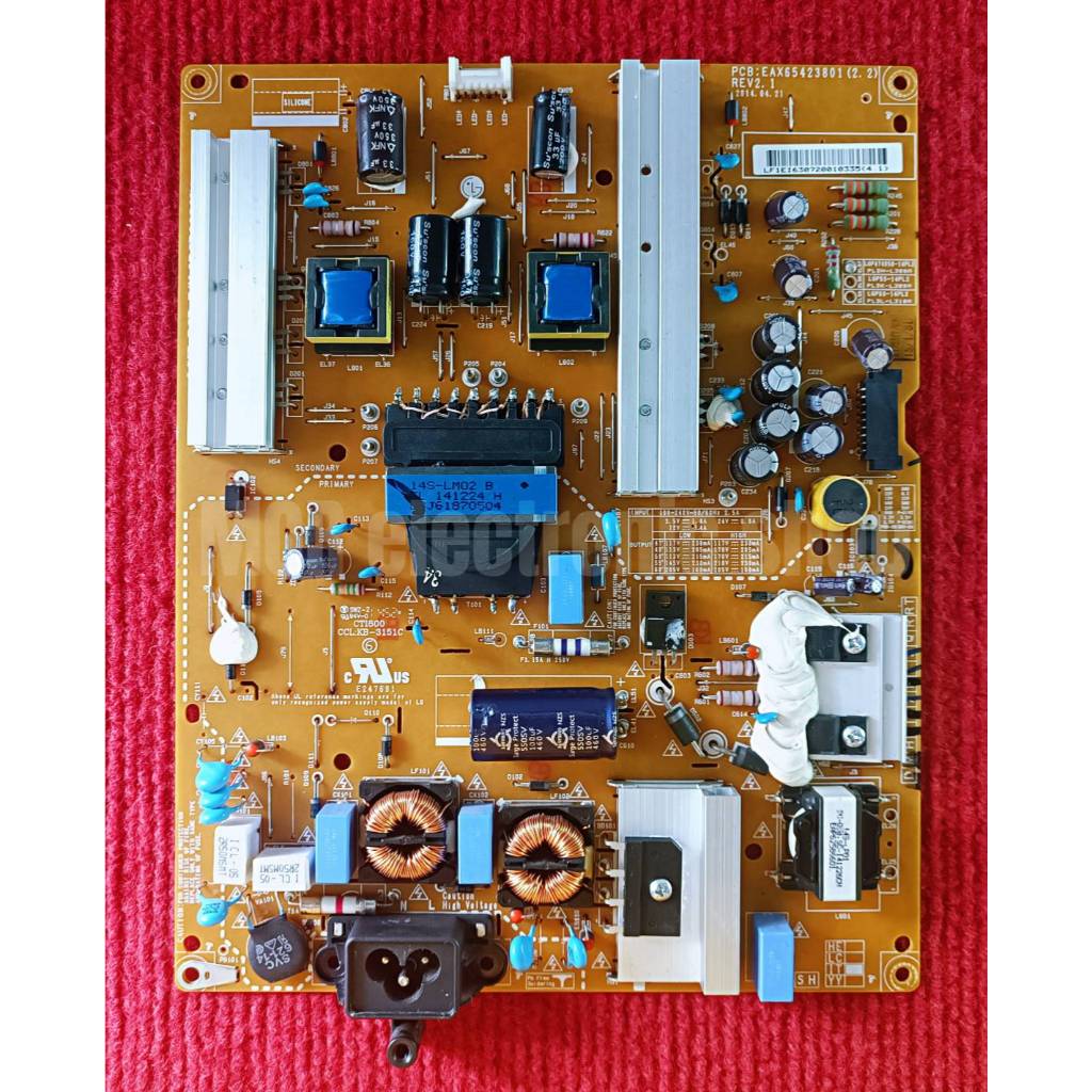 เพาเวอร์ซัพพลายทีวี LG สำหรับรุ่น 47LY340C , 49LB551T , 49LB561T , 49LB620T , 50LB582T , 50LB650T พา