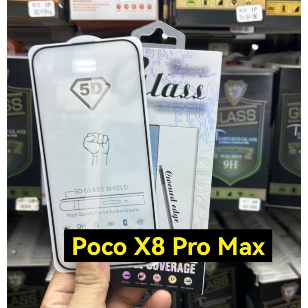 ✨พร้​อมส่งใน🇹🇭✨ฟิล์มกระจก Full For Poco X8 Pro Max 5G / Redmi Turbo 5 Max 5G
