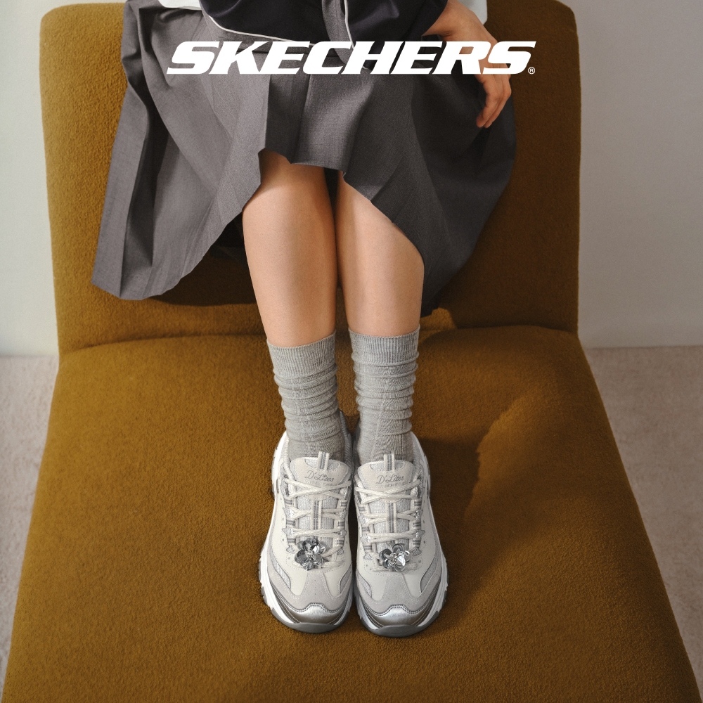 Skechers สเก็ตเชอร์ส รองเท้าลำลองผู้หญิง Women Sport D'Lites Golden Bloom Casual Shoes - 150720-NTSL (latest)
