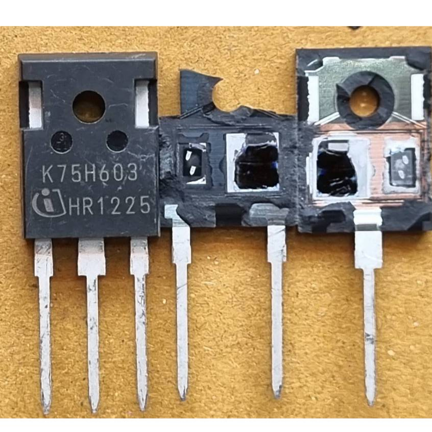 IKW75N60H3 K75H603 75A600vสินค้าใหม่นำเข้าของแท้ 100%