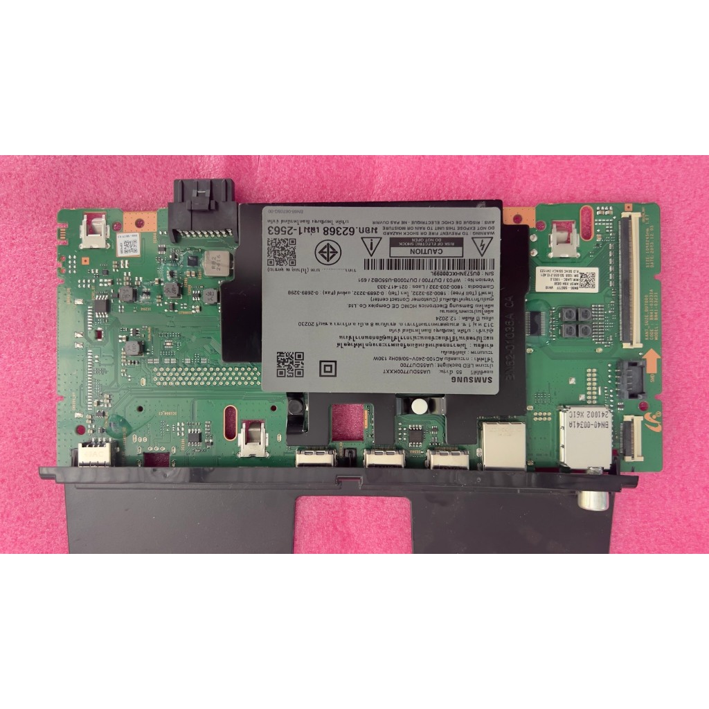 เมนบอร์ด แอลอีดี ทีวี ซัมซุง led tv samsung รุ่น ua55du7700kxxt พาร์ท bn96-58677F เวอร์ชั่น WF03