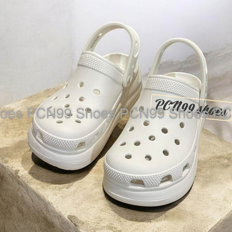 KCH0055 รองเท้าแตะแบบสวม ครัช พื้นสูง 2.5นิ้ว รุ่นขายดี ใส่สบาย
