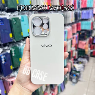 เคสกำมะหยี่สีพื้นโครเมี่ยมกล้อง รุ่น VIVO V70(5G)/V70FE(5G) ตรงรุ่น (มี8สี)เคสกำมะหยี่สีพื้น สินค้าพร้อมจัดส่งในไทย