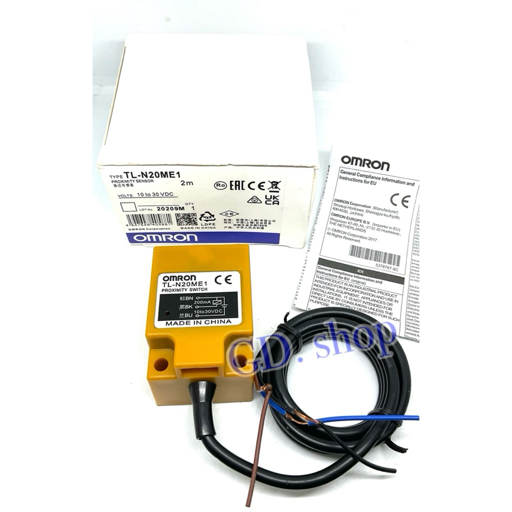 TL-N20ME1 OMRON Proximity sensor เซ็นเซอร์ NPN-NO 3สาย (ชนิดจับโลหะ) ของใหม่ พร้อมส่ง