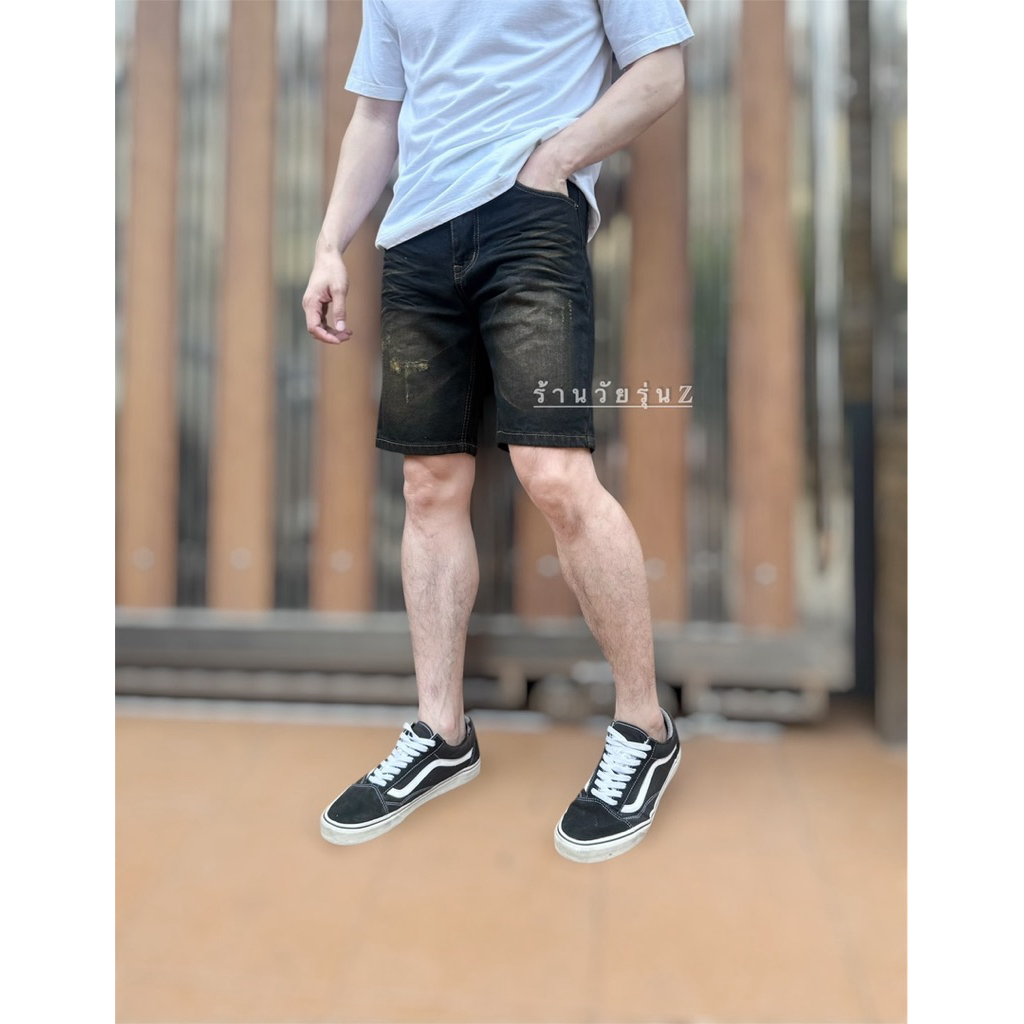 กางเกงยีนส์ขาสั้น (hirock 516 )