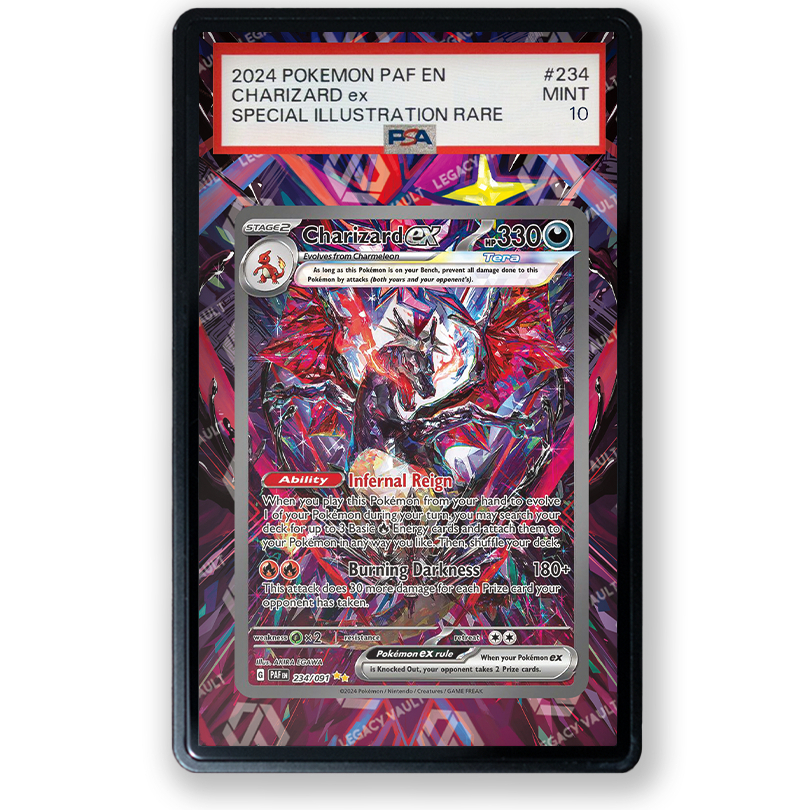 PSA Extended Art Charizard ex #234 Pokemon Paldean Fates / #349 Pokemon Japanese Shiny Treasure ex