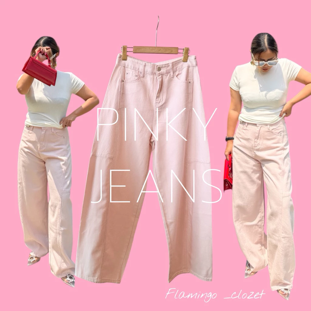 • Pinky jeans side expand • เอาใจสาววหวานพาสเทล
