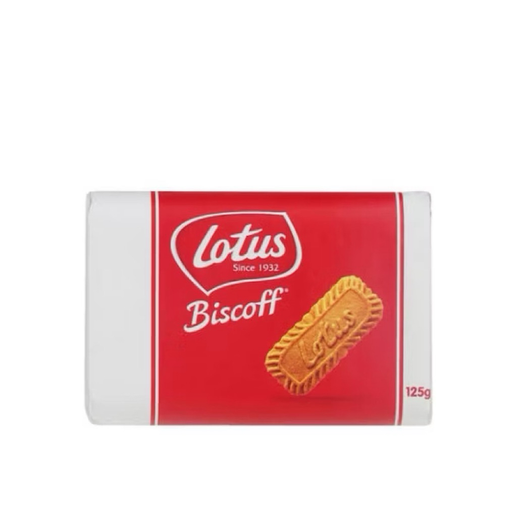 Lotus Biscoff Caramelised Biscuit 125 g . โลตัสบิสตอฟ บิสกิต