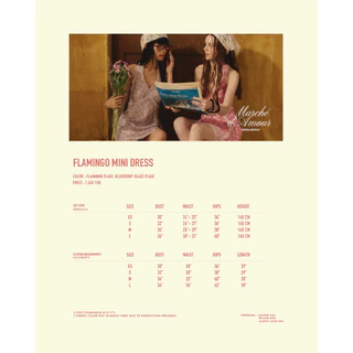 lookbooklookbook flamingo mini dress