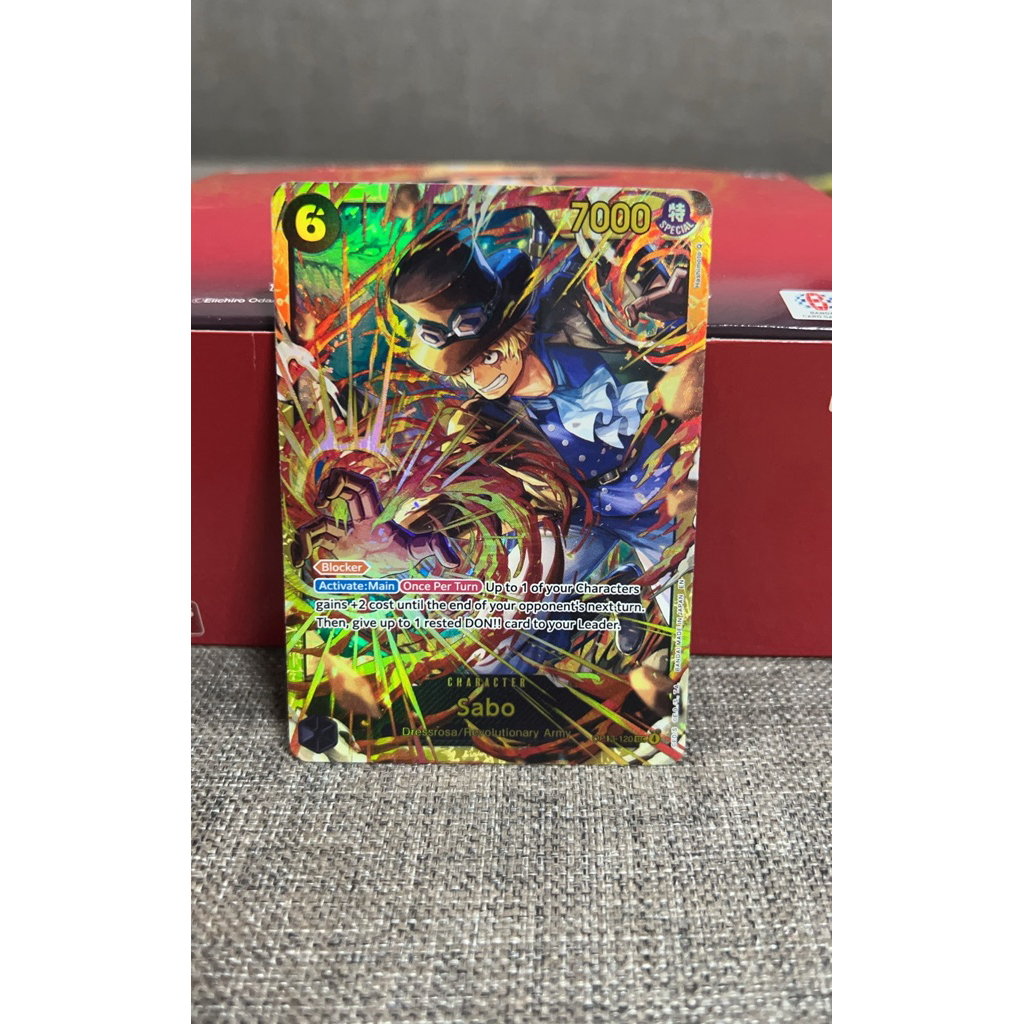 การ์ดวันพีช op-13 Sabo SEC