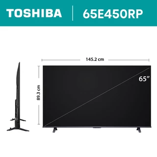 โตชิบา TV VIDAA QLED ขนาด 65 นิ้ว รุ่น 65E450RP TOSHIBA TV VIDAA QLED 65 INCH MODEL 65E450RP