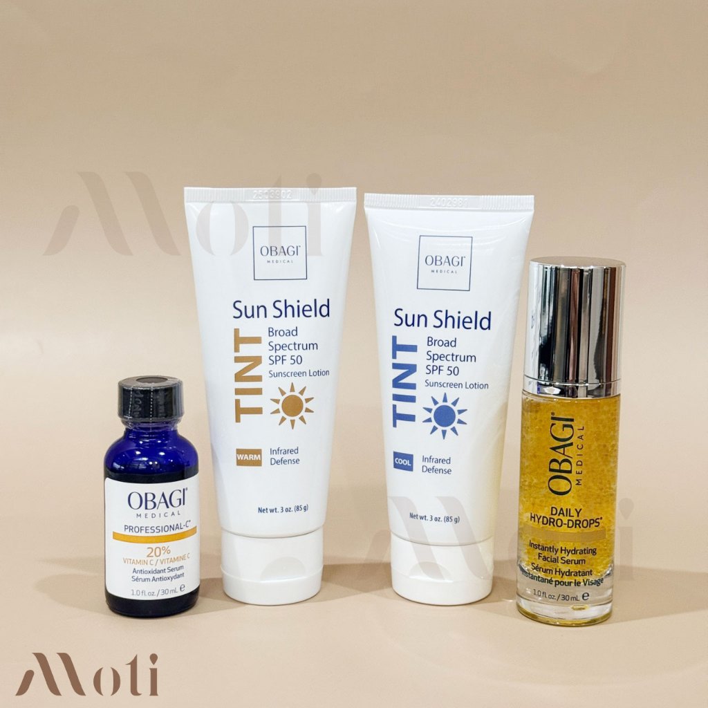 OBAGI Medical Professional-C® Serum 10% 20%/Retinal Cream/Sun Shield Tint Sunscreen Lotion Warm Cool/Daily Hydro Drops