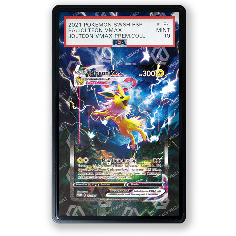 Jolteon VMAX #SWSH184 Pokemon Promo / #188/S-P Pokemon Japanese Promo Extended Art For PSA