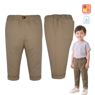 กางเกงขายาวทรงชิโน่ เอวยืดรอบตัว ผ้าฝ้าย100% อายุ1-14ปี ของแท้จาก KidsplanetOfficial (3392P)